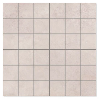 Mosaik Klinker Belite Grå Polerad Rak 30x30 (5x5) cm